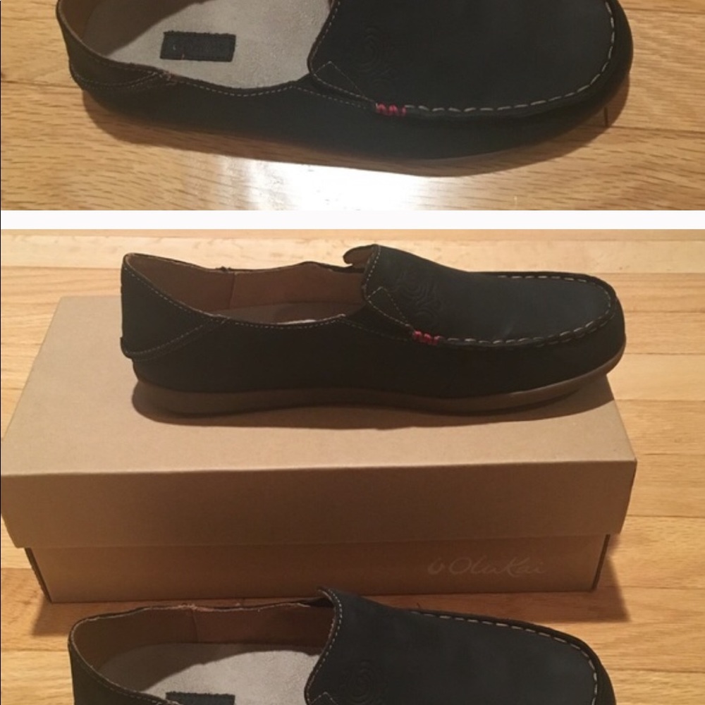 Oalukai Nohea Nobuck Slip Ons.